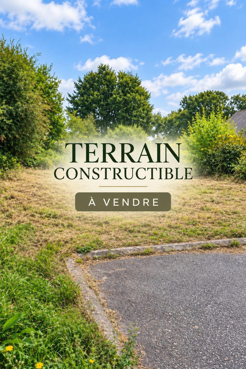 Terrain constructible 761 m2 Kernascleden