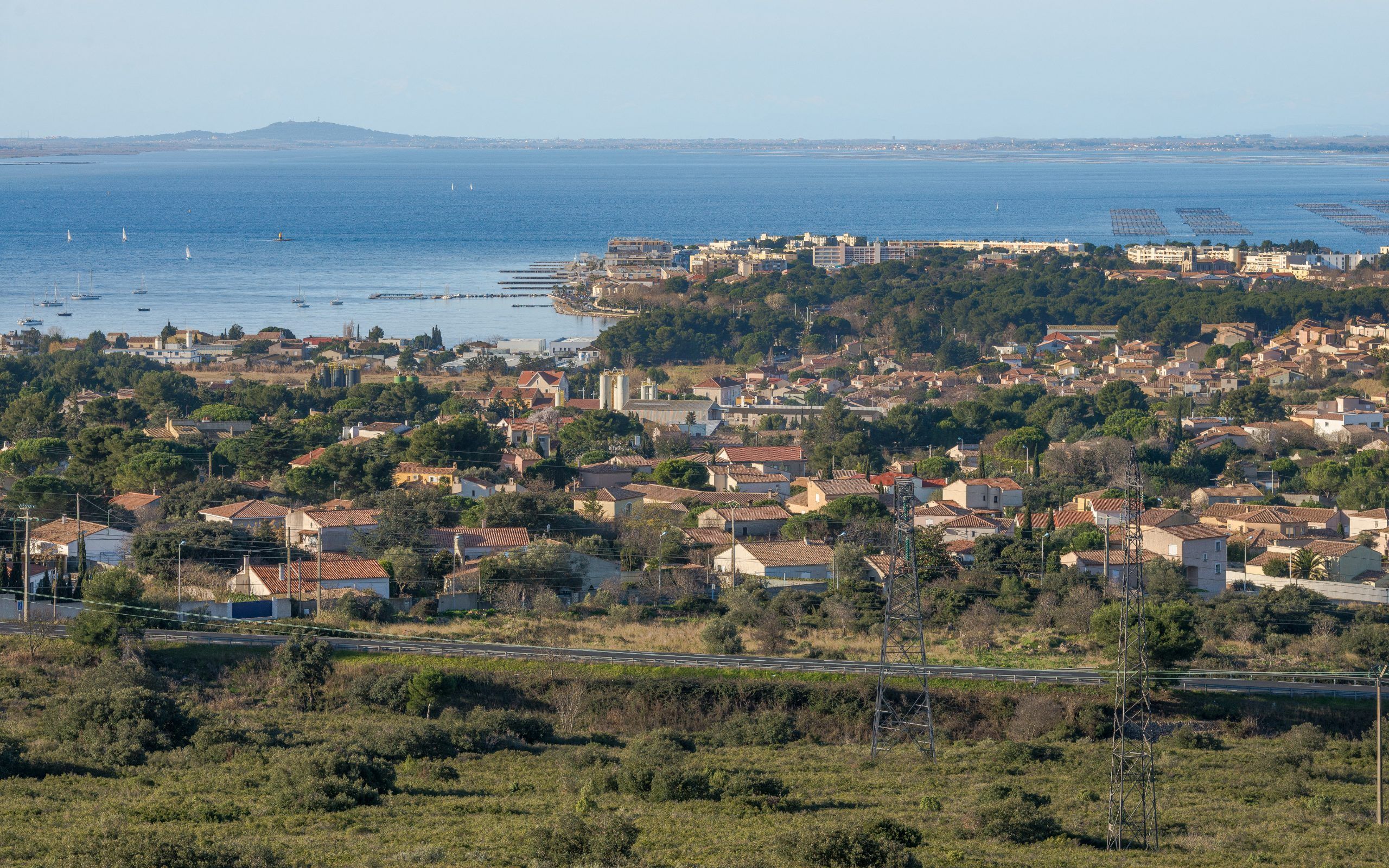 Terrain à bâtir de 880m2 , possibilité d'acquérir l ensemble avec parcelle mitoyenne pour 1652m2 à Balaruc-les-Bains