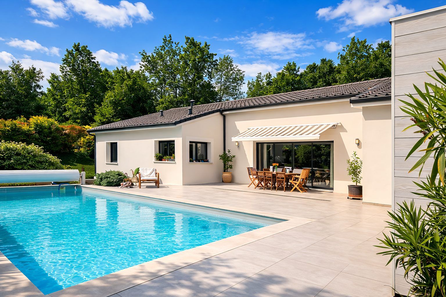 Maison 150m2 plain-pied coup de coeur avec vue exceptionnelle et piscine
