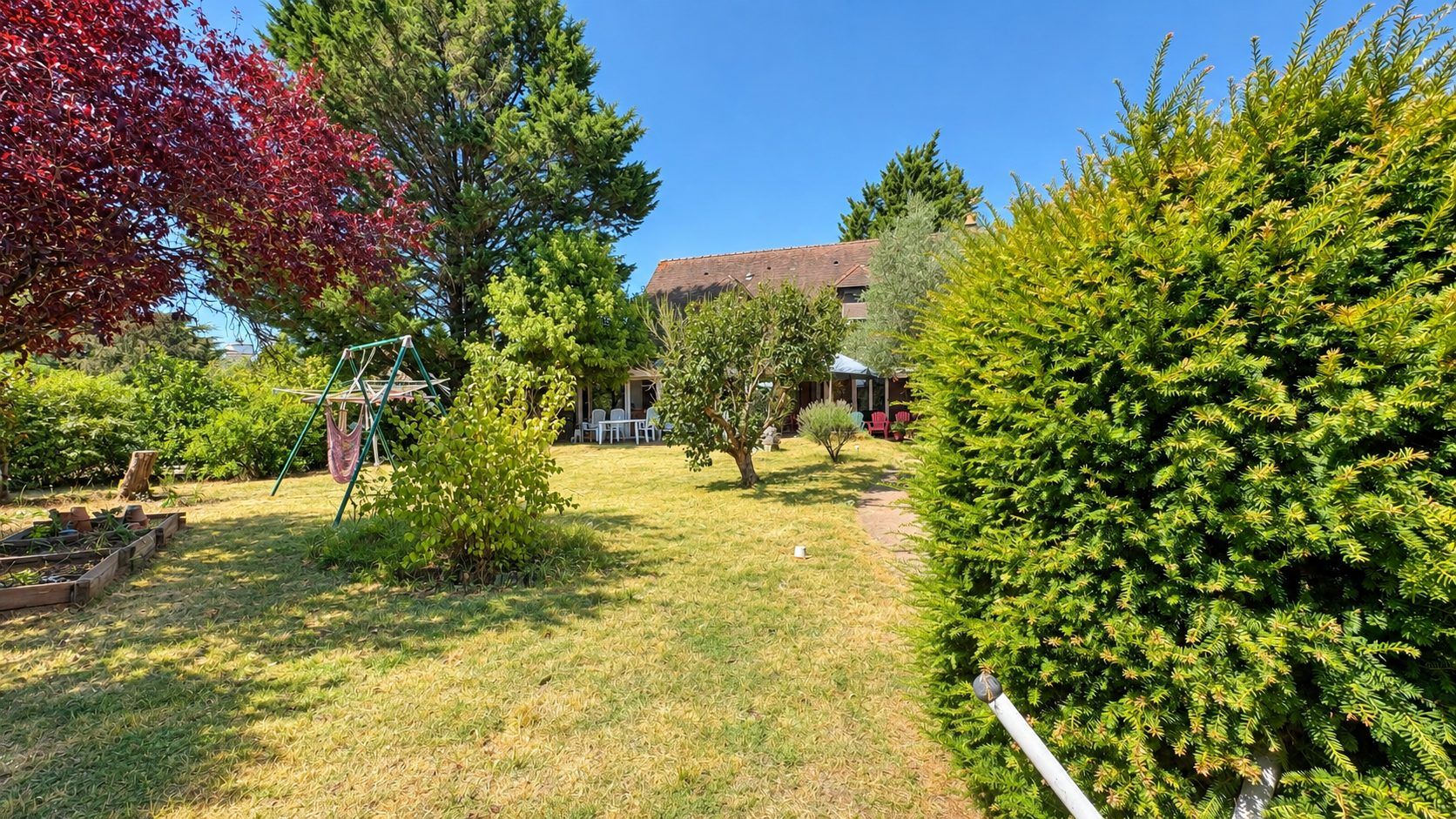 Maison 170 m² – 6 chambres – Jardin 800m² – Sous-sol complet
